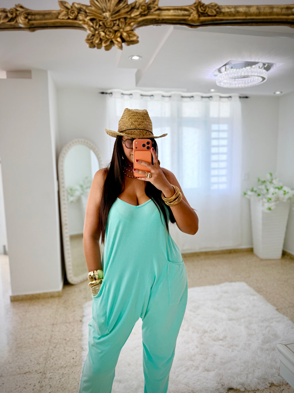 lounger blue overalls