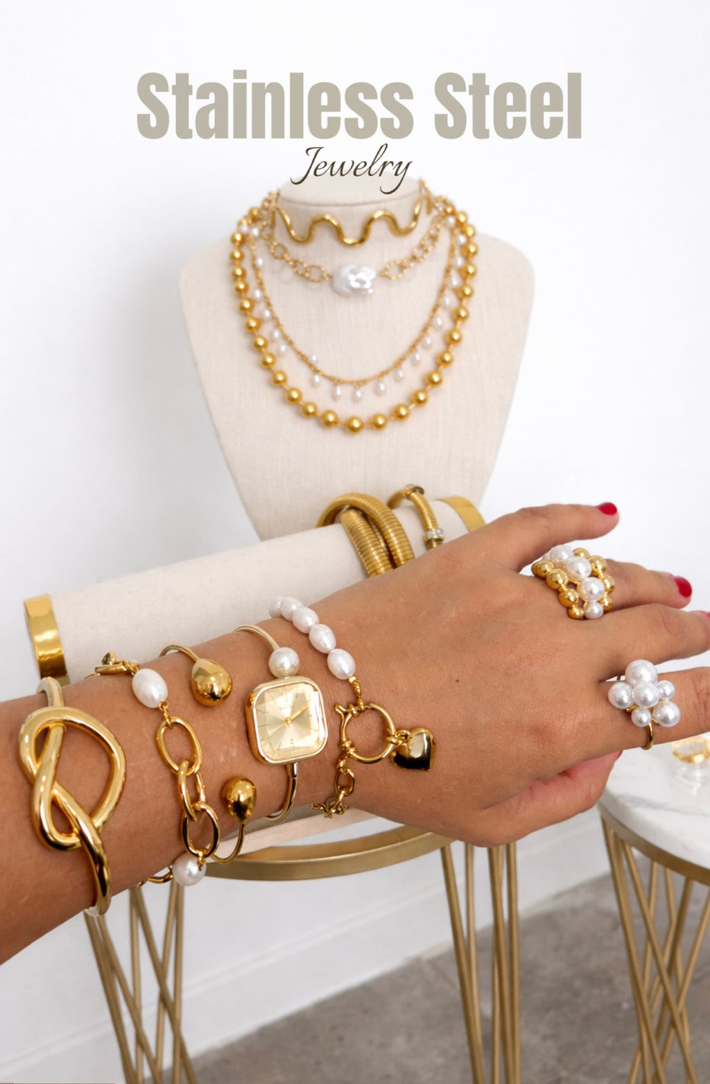 Multi esferas perlas ajustable