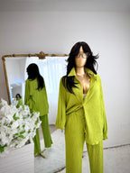 Rhinestone Lime Set (bralette no incluido )