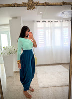 Drapped Aladdin  Pants ✨Teal