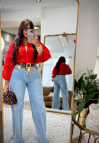 Vibrant Wide Jeans